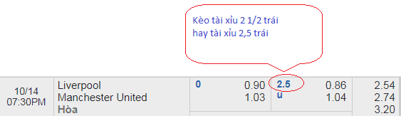 Huong dan keo tai xiu 2 1/2 la sao va cach bat keo chinh xac hinh anh 1