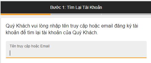 lay tai khoan 188bet khi quen mat khau hinh anh