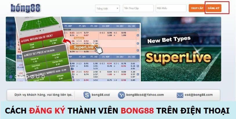 cach dang ky thanh vien bong88 tren dien thoai hinh anh 1