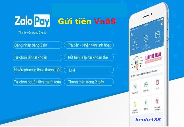 cach gui tien VN88 bang Zalopay hinh anh 1