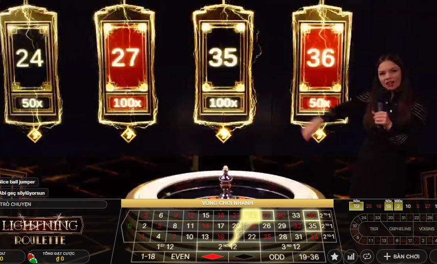 Lightning Roulette online la gi