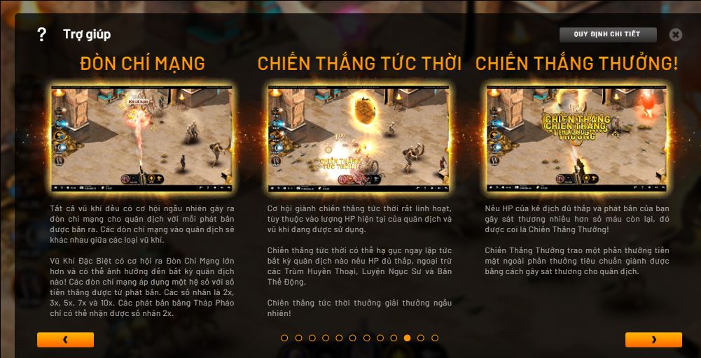 Cac tinh nang choi game su troi day cua xac uop