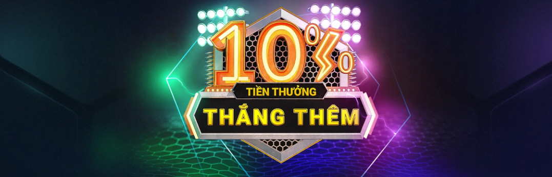 Khuyen mai thuong them 10% tai 188bet thang 10