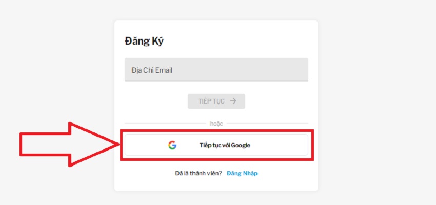 Tao tai khoan 188BET bang Google
