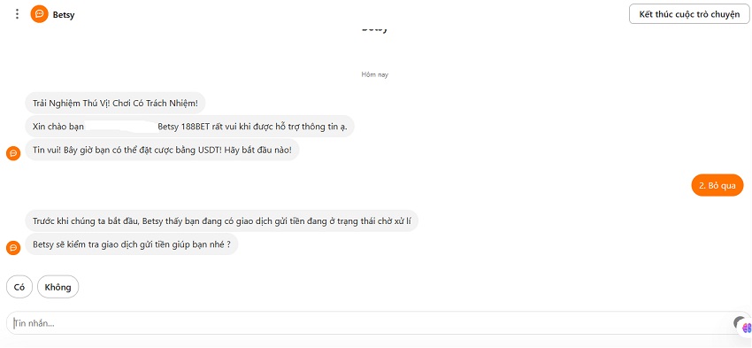 Lien he 188Bet qua chat truc tuyen